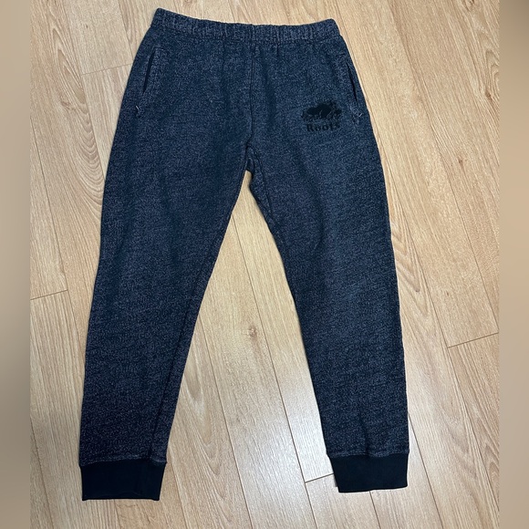 Roots Black Speckled Sweatpants - Picture 1 of 2